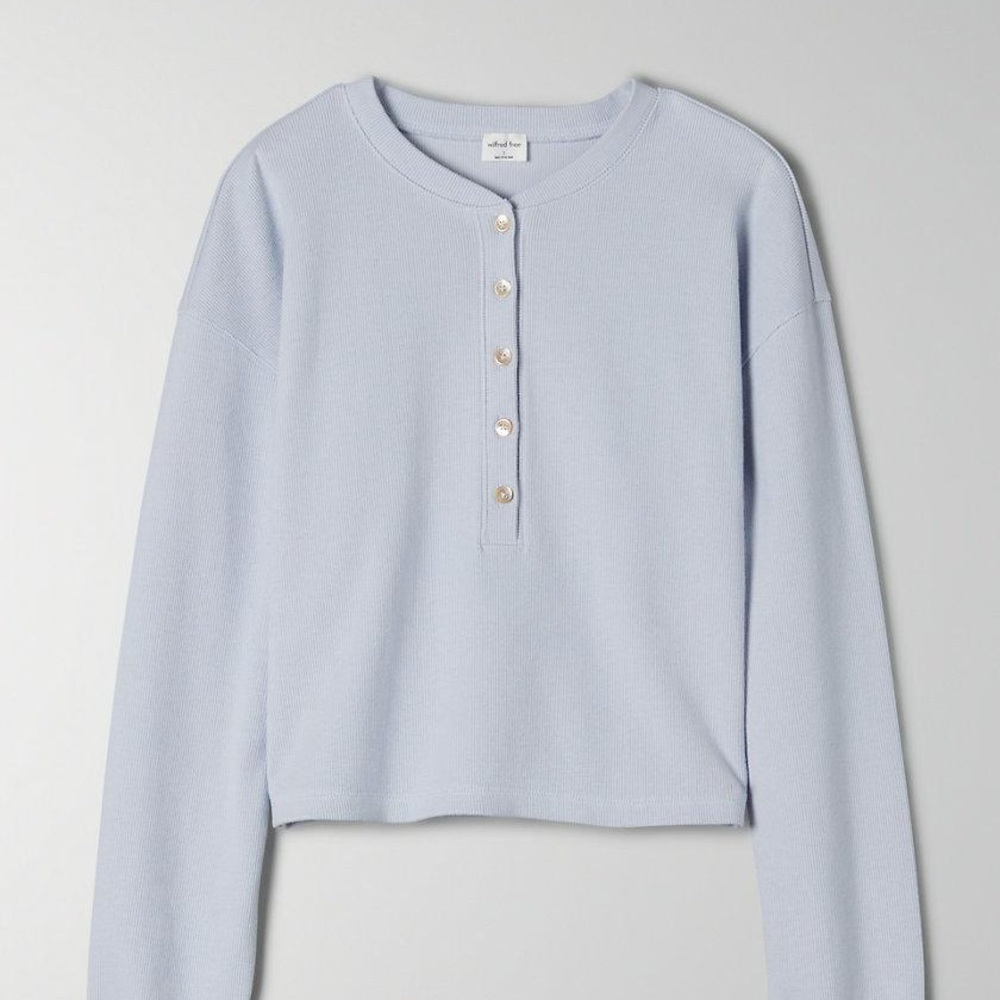 Aritzia Wilfred free mavis shirt